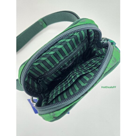 RARE! Vera Bradley Harry Potter RFID Small Convertible Crossbody Bag, Slytherin - Picture 10 of 14